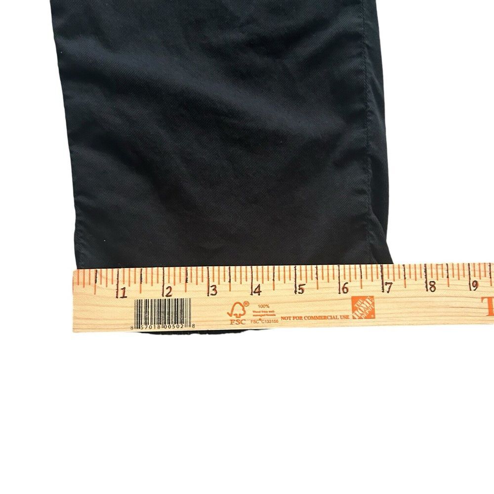 Frank & Eileen Womens Black Raw Hem Italian Twill Ankle Pants Size 4 *READ* - Picture 9 of 9